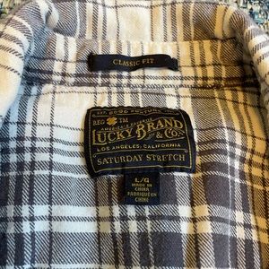 Men’s Lucky Brand Large flannel